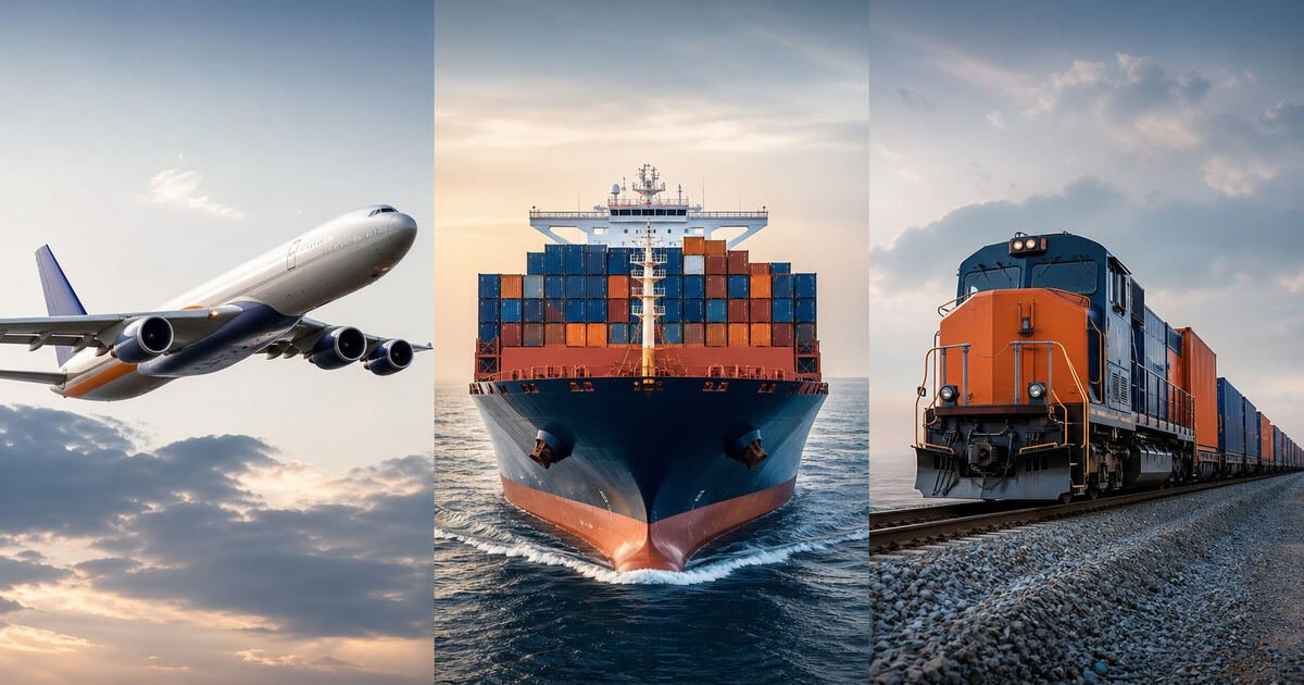 Air vs Sea vs Rail: Choosing the Best Shipping Method from China to the UK
